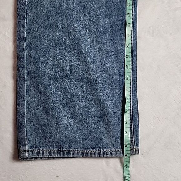 NWT HDLTE Women Wide Leg Jeans High Waist Baggy Jeans Loose Boyfriend Jean XL - Picture 5 of 8